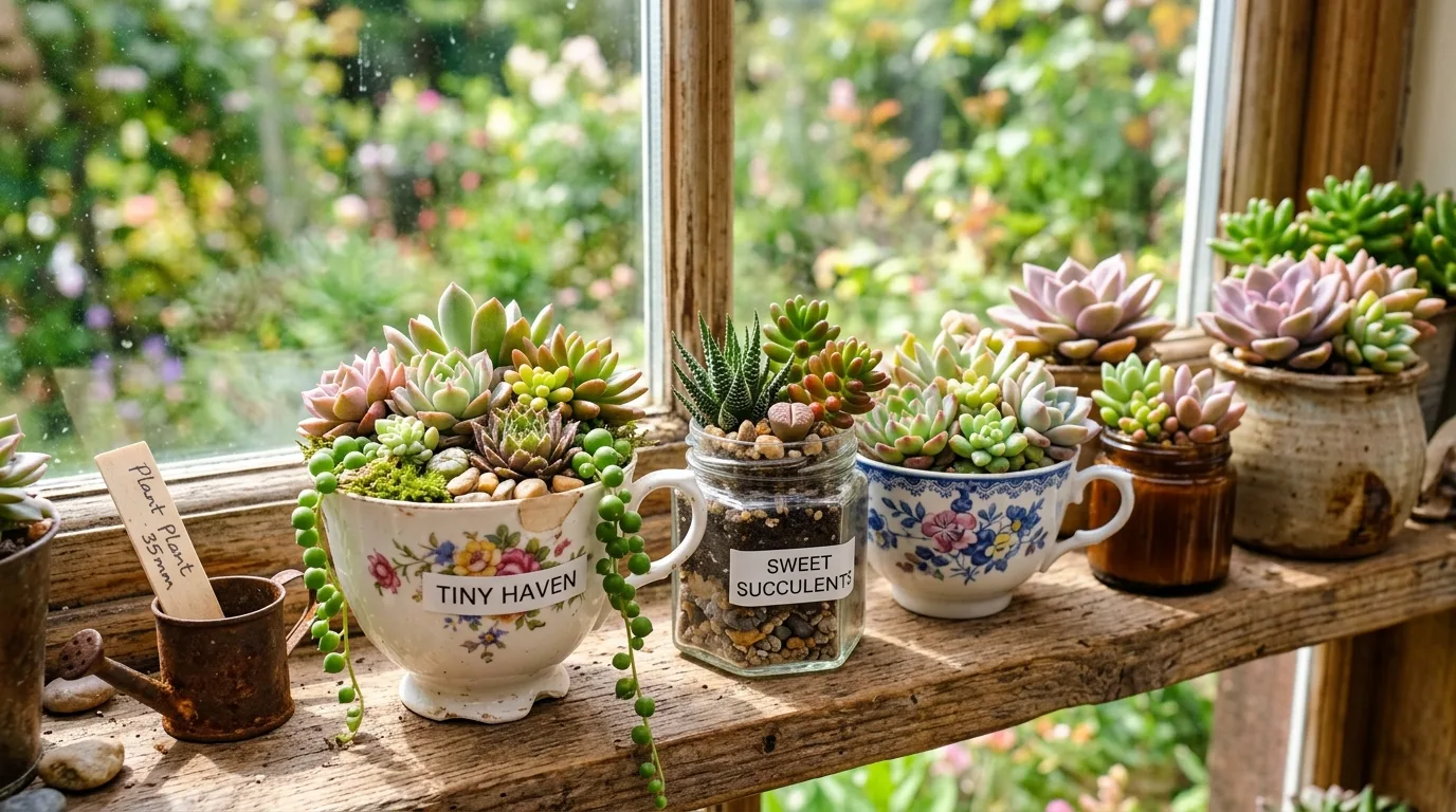 Vertical Succulent Display